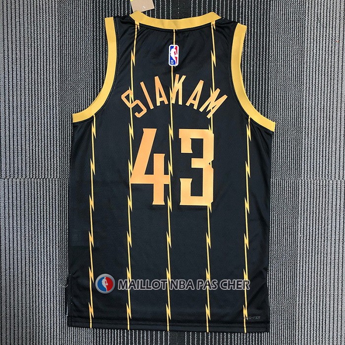 Maillot Tornto Raptors Pascal Siakam NO 43 Ville 2021-22 Noir